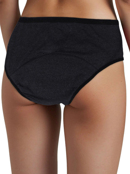 D'CHICA Essentials ASSORTED COLOUR |LAB TESTED PERIOD PANTIES | SUPER ABSORBENT | LEAK-PROOF | REUSABLE | PACK OF 2 D'chica