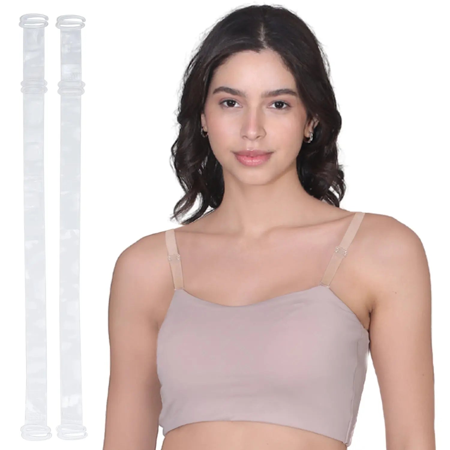 D'CHICA Essentials Assorted Adjustable Cotton Bra Strap | Durable Straps for Bra Pack of 1 Dchica