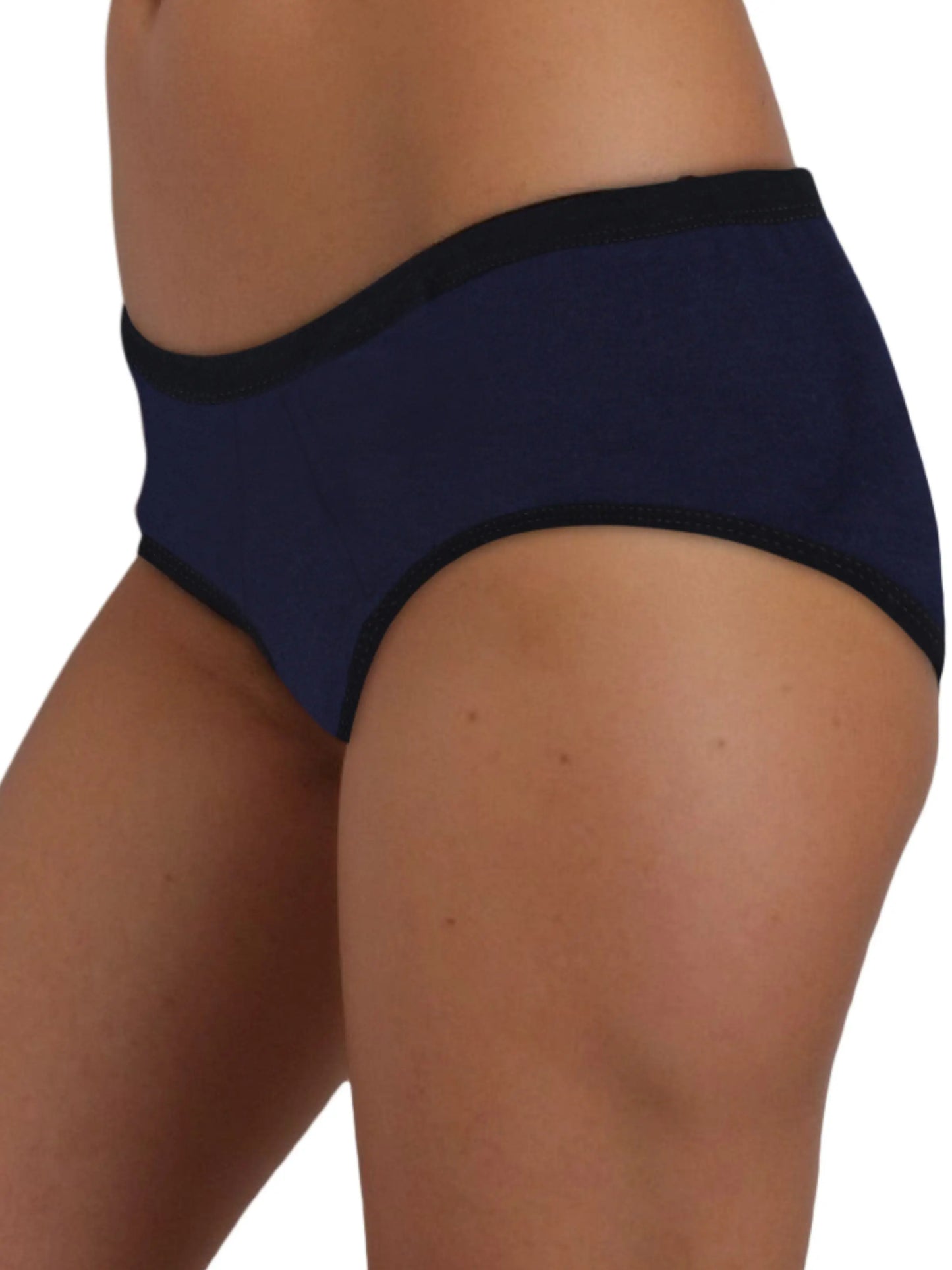 D'CHICA Essentials Assorted Colour Eco-Friendly Period Panties with Anti-Microbial Lining for Pad-Free Periods, Pack of 1 D'chica