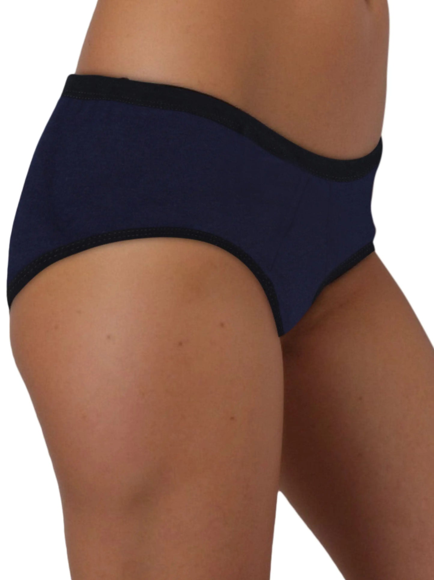 D'CHICA Essentials Assorted Colour Eco-Friendly Period Panties with Anti-Microbial Lining for Pad-Free Periods, Pack of 1 D'chica