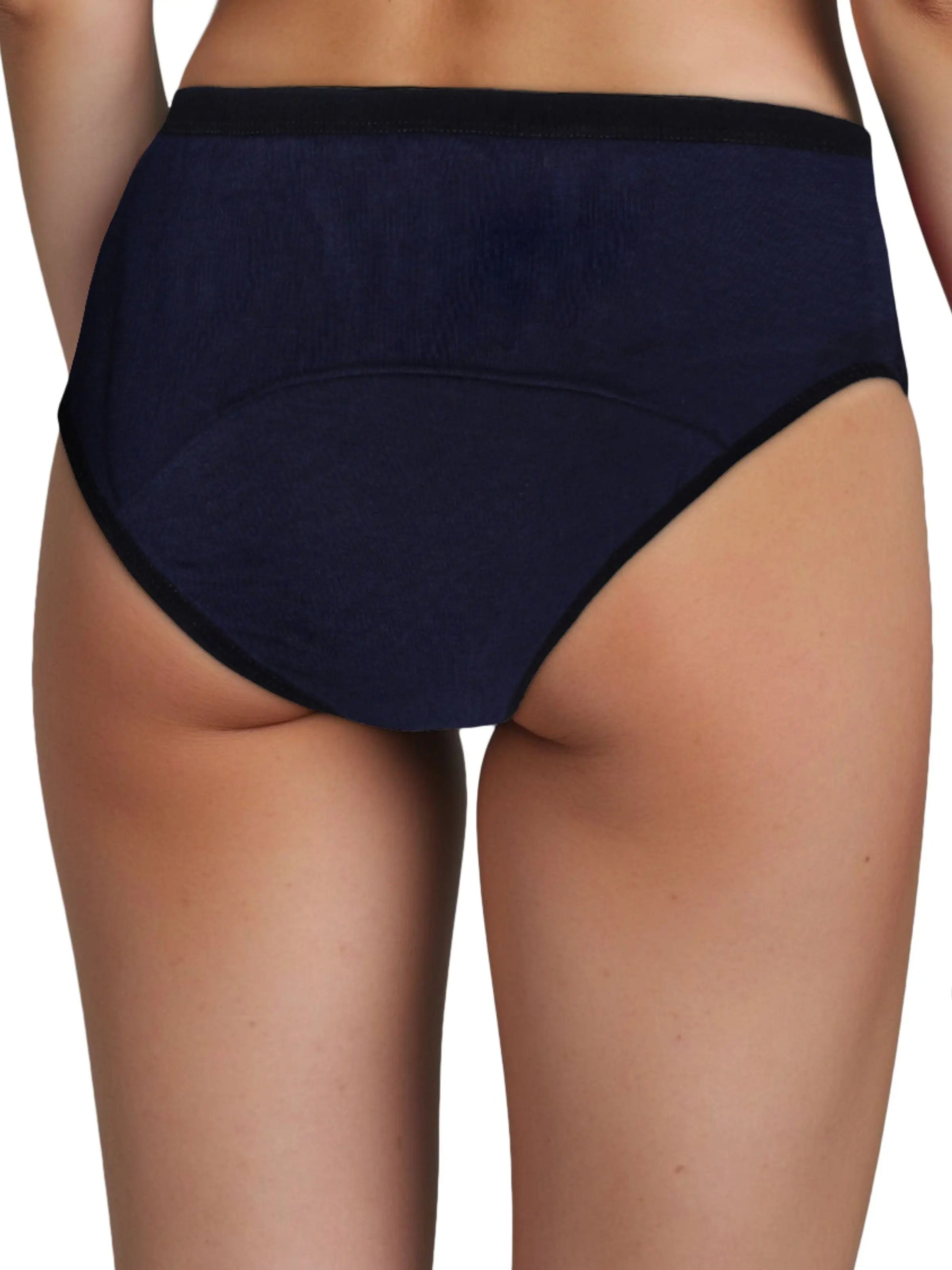 D'CHICA Essentials Assorted Colour Eco-Friendly Period Panties with Anti-Microbial Lining for Pad-Free Periods, Pack of 1 D'chica