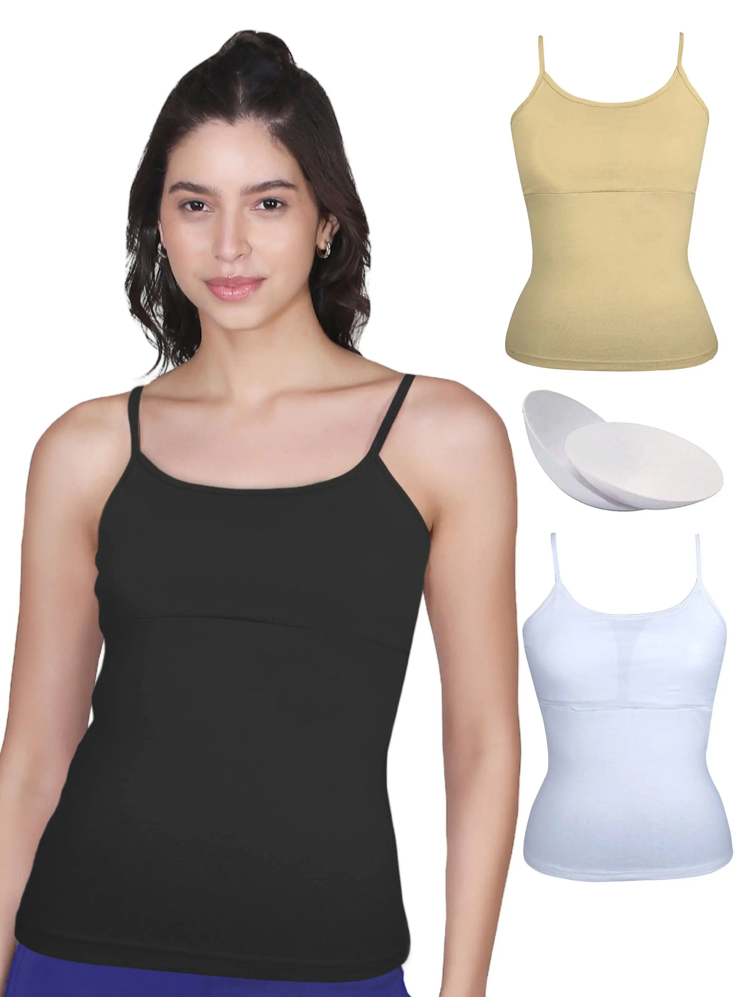 Padded Bra Camisole for Women Flat 20% OFF+Free Shipping – D'chica