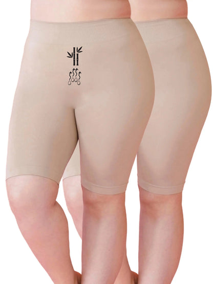 D'CHICA Essentials pack of 2 Body Shapewear: Comfortable Women's High-Waist, Bridal, and Skin Shapewear D'chica