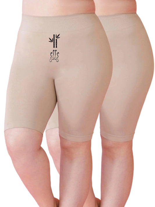 D'CHICA Essentials pack of 2 Body Shapewear: Comfortable Women's High-Waist, Bridal, and Skin Shapewear D'chica