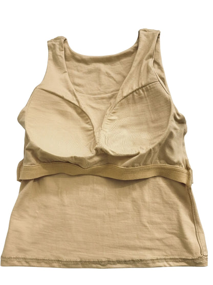 D'chica Essentials Women's Skin Padded Tank Top| Soft & Supportive Fit for Daily Wear | Pack of 1 D'chica