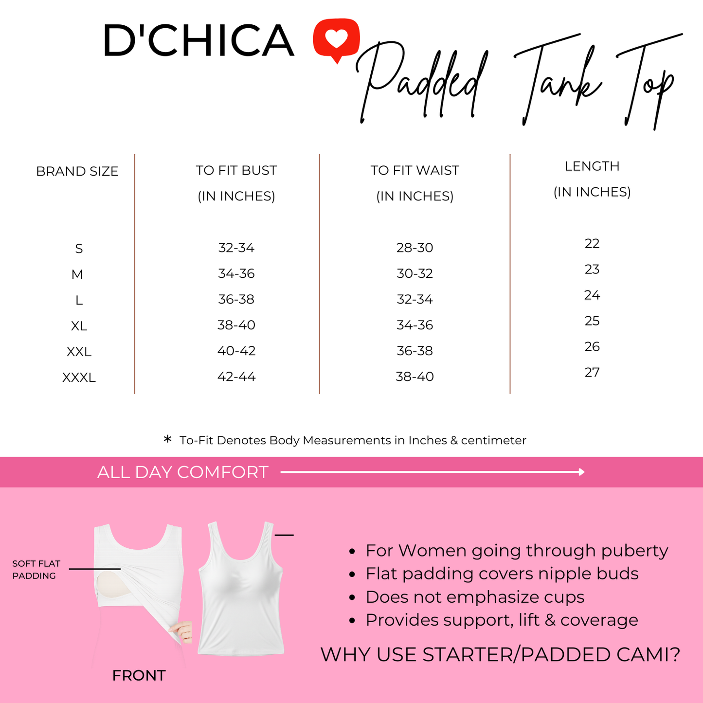 Pack of 2 Padded Tank Top For Women’s Maroon & Gray  | Soft & Supportive Fit for Daily Wear | D’chica Essentials