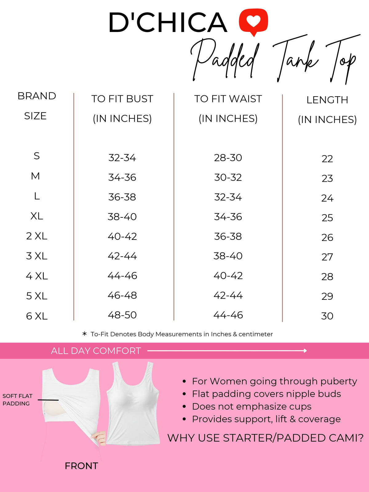 Pack of 2 | Soft & Supportive Fit for Daily Wear | Padded Tank Top For Women's White & Gray