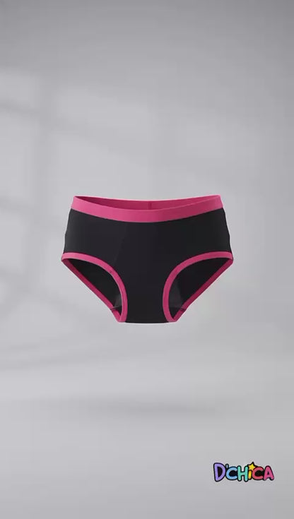 Pack of 2 | Assorted Eco-friendly Anti-Microbial Lining Period Panties - No Pad Required, | Dchica Essentials