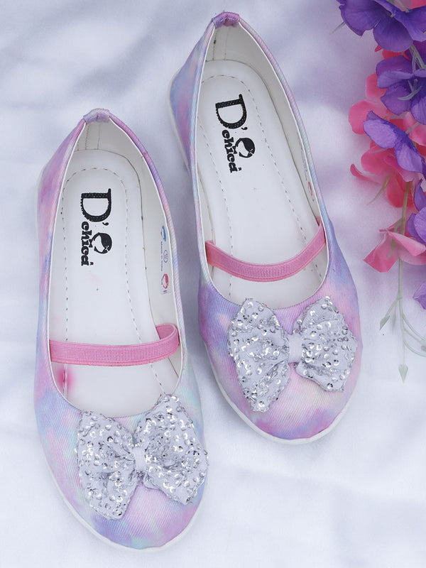 D'chica Tie & Dye Print Ballerinas For Girls
