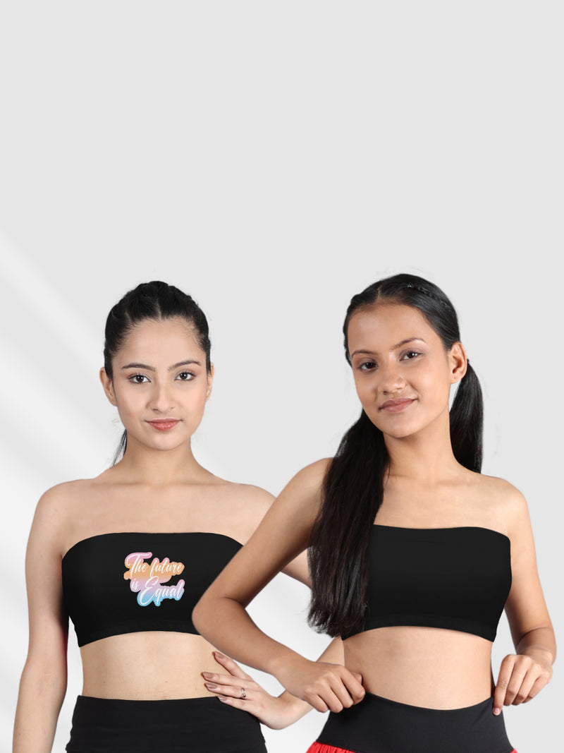 Double-layer Cotton Tube Bra For Girls