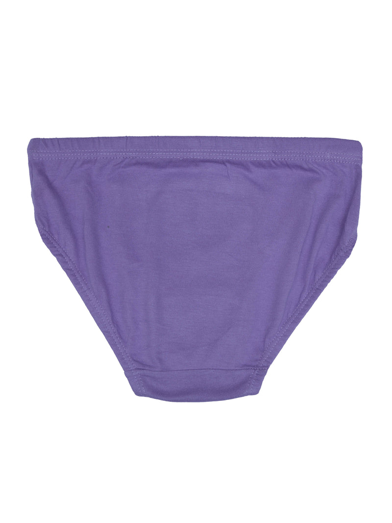 D'chica Pack Of 4 Assorted Colors Panties For Girls With Funky Prints