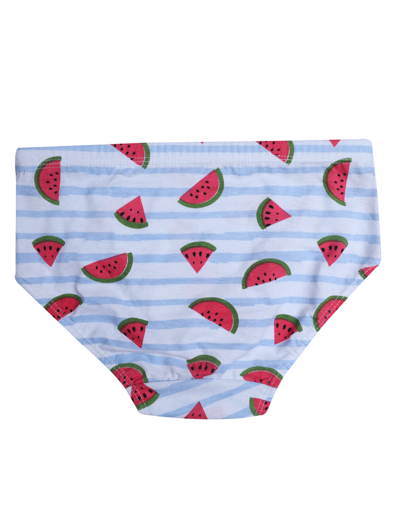 SOFT HIPSTERS PANTIES WITH ELASTIC WAISTBAND | SOLID & UNICORN PRINT PANTY SET OF 4 - D'chica