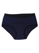 D'chica Pack of 2 Her Success Eco-Friendly o-Friendly Anti Microbial Lining Period Panties For Teen Girls, Pad-free Periods Navy Blue - D'chica