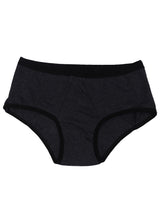 D'chica Pack of 2  Metallic Navy Blue Eco-Friendly o-Friendly Anti Microbial Lining Period Panties For Teen Girls, Pad-free Periods Dark Grey