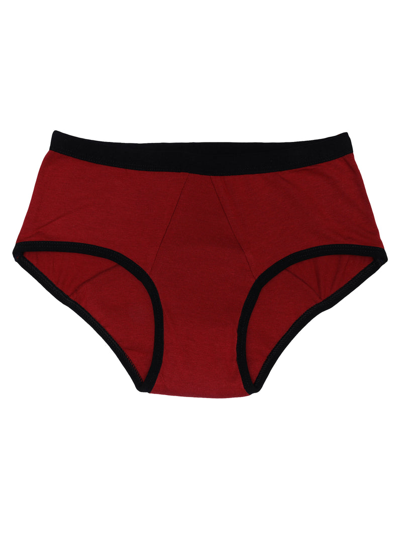 D'chica Self Love Eco-friendly Period Panties For Teenagers Maroon, No Pad Required PFOS PFAS Free - D'chica