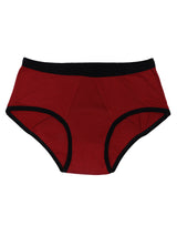 D'chica Queen Eco-friendly Period Panties For Teenagers Maroon, No Pad Required, PFOS PFAS Free - D'chica