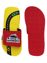 D'chica Pirate Adventure Applique Slippers Yellow & Red - Monsoon Sale - D'chica
