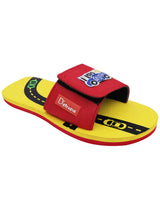 D'chica Fast Cars Applique Slippers Yellow & Red - Monsoon Sale