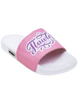 D'chica Girls Open Toe Flats Casual Wear D'chica Love Applique - Pink
