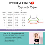 Double-layer Thin Strap Cotton Gym Bras | Non Padded Beginner Bra For Girls | Grey Printed & Solid Skin Bra Pack of 2